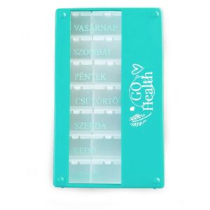 GO Health 7 napos gyógyszeradagoló, heti gyógyszertároló - Gyógyszeradagoló