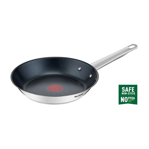 Tefal Cook Eat 24cm patelnia ze stali nierdzewnej z powłoką nieprzywierającą z tytanu