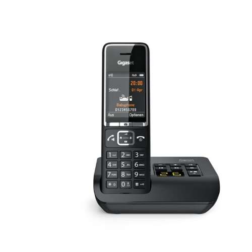 Gigaset eco dect phone comfort 550a negru, robot telefonic S30852-H3021-S204