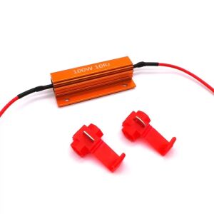 100W 10 Ohm rezistor s dekodérom chýb CAN bus a drôtovými konektormi - Auto žiarovky