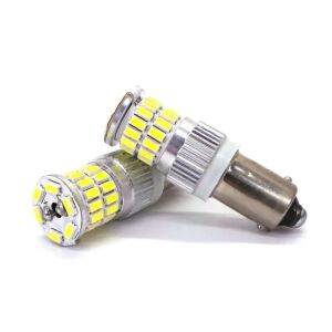 Set 2 becuri LED BAY9S H21W, 12-24V, CANBUS, alb, 700lm - Becuri auto