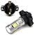 PY24W LED izzó és foglalat, 12V CANBUS, erős fehér fény, 1400lm, autó nappali menetfény