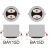 2 db LED izzó BA15D 12-18V 1100lm CANBUS fehér 136438245