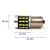 2 db LED izzó BA15S 12-24V CANBUS 1500lm fehér, lencsével 136438359