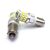 2db H6W LED izzó BAX9S 12-24V CANBUS fehér erős 700lm 136439053