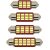 2 db C5W LED izzó SV8.5 12V CANBUS 36mm erős 136439687