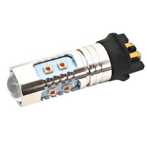 Egyetlen PW24W LED csere izzó autó indexhez, narancssárga fény, 12-24V, CANBUS - Autó izzó