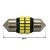 2 db C3W 28mm-es LED izzó SV8.5 12V CANBUS 250lm fehér erős fehér 136440606
