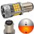 P21/5W BAY15D LED izzó, kétszínű, fehér és borostyánsárga, autó világítás