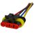 2 db Superseal 4 tűs vízzáró csatlakozó 136440806