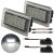 2 Tesla modell S, 3, X, rendszámtábla lámpák LED 400lm 136440839