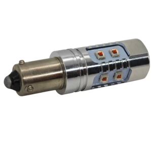 Narancssárga BAY9S H21W LED izzó, CANBUS, 12-24V, autó irányjelző lámpákhoz - Autó izzó