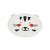 Detská súprava na stôl, šálka + miska + tanier, 100% melamín, vzor mačičky 136451523