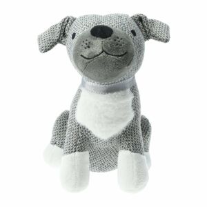 Dekoratívna zarážka na dvere H&S Collection, sivé šteniatko, 1 kg 136451696 - Podpery dverí