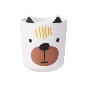 Melamin-Kinderbecher mit Henkel, 77x90 mm, Teddybär-Design, matte Oberfläche, PDAP-Beschichtung 136451721 - Gläser