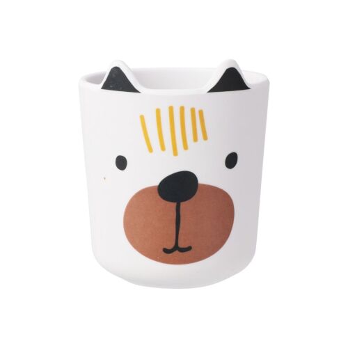 Melamin-Kinderbecher mit Henkel, 77x90 mm, Teddybär-Design, matte Oberfläche, PDAP-Beschichtung 136451721