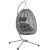 GardenLine Gray Foldable Hanging Chair with Cushions