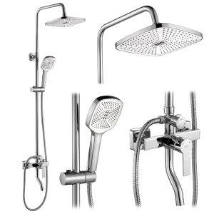 Sprchový set REA ARGUS CHROME s hlavovou a ručnou sprchou - Sprchová súprava