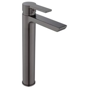 REA ARGUS TITAN High Badarmatur, modernes Design, Titan-Finish - Wasserhahn