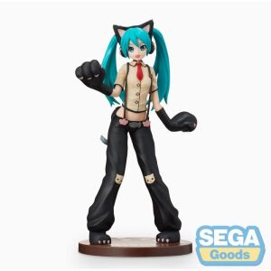 Hatsune Miku Project DIVA Arcade Future Tone SPM PVC szobor Hatsune Miku Kitty Cat 23 cm 136455228 - Sega