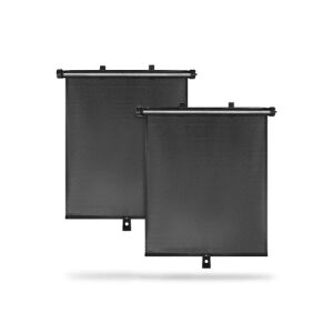 Fekete rolós autó napvédő oldalsó ablakra, 40x45 cm - Szélvédő takaró