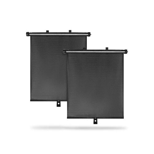 Fekete rolós autó napvédő oldalsó ablakra, 40x45 cm