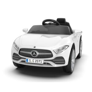 Pepita Mercedes-Benz CLS350 Mașină electrică cu efecte sonore și luminoase 12V - Alb