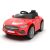 Angled view of red Pepita Mercedes-Benz CLS350 electric ride-on car for kids