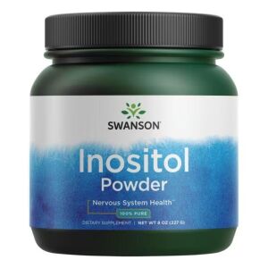 Swanson Inozytol w proszku - 100% czysty suplement diety dla zdrowia układu nerwowego - Suplement diety