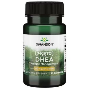 Swanson 7-Keto DHEA 100mg capsule pentru controlul greutății - Supliment alimentar