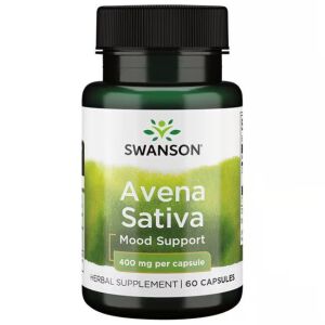 Swanson Avena Sativa 400mg kapsułki na poprawę nastroju - Uroda i zdrowie