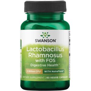 Swanson Lactobacillus Rhamnosus cu FOS, 60 capsule vegane pentru sănătatea digestivă - Frumusețe și sănătate