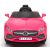 Front view of Pink Mercedes-Benz CLS350 Electric Ride-On Car