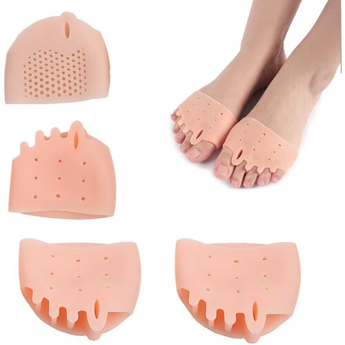 8 darabos lábujj-korrekciós készlet, hatékonyan védi a talpakat, univerzális méret, puha szilikon, testszínű