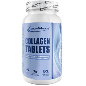 IronMaxx Collagen Plus tabletta, 90 darab, bőrre, hajra és körmökre - Táplálékkiegészítő