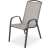 Fieldmann Rony II. garden dining set chair with grey textil seat and black steel frame