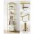 VASAGLE Elegance 6-Szintes Üvegpolc Arany Acélvázzal 136463306