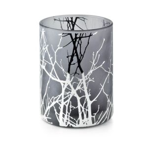 ODETTE SILVER Üveg Tealight Tartó 10x12,5 cm 136472421 - Mondex
