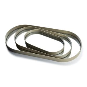 LUCAS BEIGE fém és tükör tálca 23x49,5x3cm, modern dizájn 136472563 - Mondex