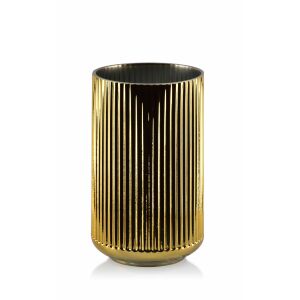 Serenite Arany Üveg Váz 10,5x17,5cm, Elegáns Dekoráció