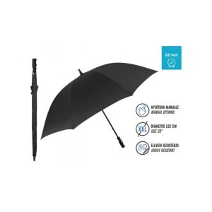 Golf esernyő Perletti Promozionali Fekete, kézi, 96020-01 136474882 - Esernyő