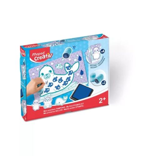 Maped Creativ Első nyomdáim készlet kisgyermekeknek, tengeri állatokkal, 2 éves kortól - Nyomda