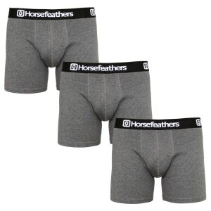 3PACK Férfi boxeralsó Horsefeathers Dynasty heather anthracite (AM067B) M 136478544 - Horsefeathers