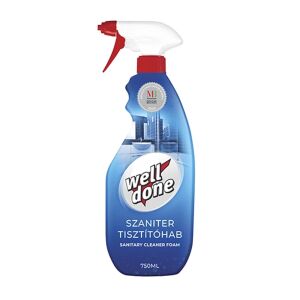 Szaniter tisztítóhab szórófejes 750 ml Well Done 136481753 - Well Done
