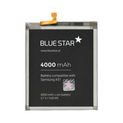Blue Star 4000mAh akkumulátor, kompatibilis Samsung Galaxy A51-el