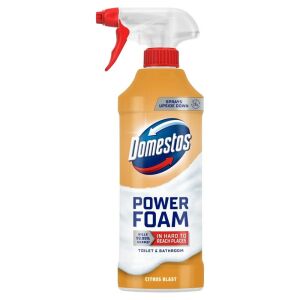 WC és fürdőszoba tisztító hab 435 ml Domestos Power Foam Citrus Blast 136482562 - Szaniter tisztítószer, WC illatosító és Vízkőoldó