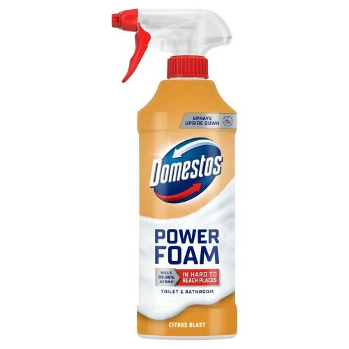 WC és fürdőszoba tisztító hab 435 ml Domestos Power Foam Citrus Blast 136482562