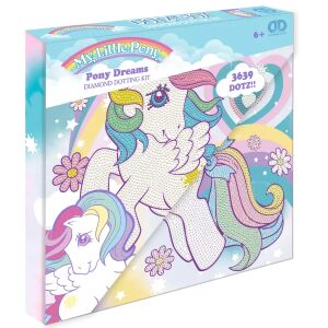 Diamond Dotz: Dotz-Box, Ponyträume Diamantmalset, 22 x 22 cm 143010248 - Diamond Dotz Diamanten-Puzzles