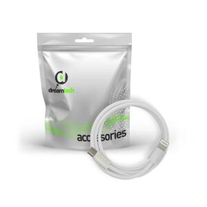 Dreamtech PD fonott kábel fehér USB-C / Lightning 27W 1M 136496366 - Dreamtech