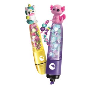 Clementoni Trendy Animals Einhorn und Axolotl Textmarker - Federmappen